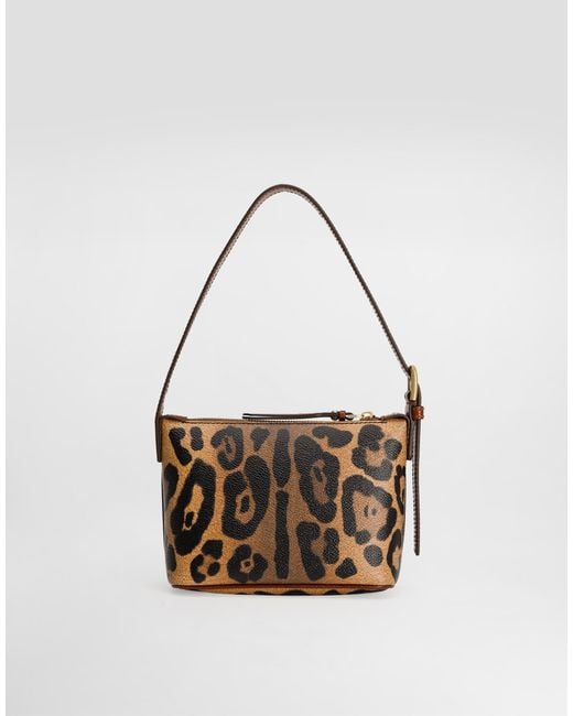 Dolce & Gabbana White Schultertasche Dg Crespo Leo