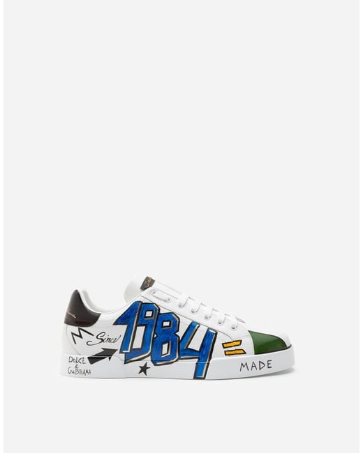 Dolce & Gabbana Multicolor New Dglimited Portofino Sneakers for men