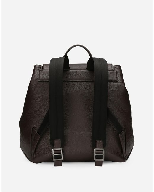 Dolce & Gabbana Rucksack Aus Hirschleder in Black für Herren