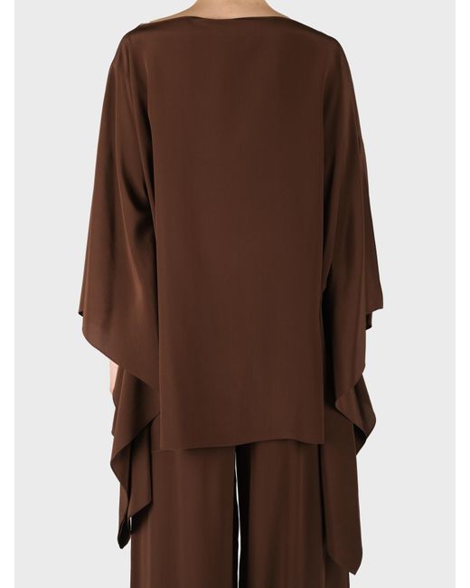Blusa A Cappa di Gianluca Capannolo in Brown