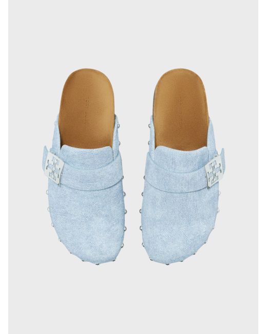 Mule Mellow di Tory Burch in White