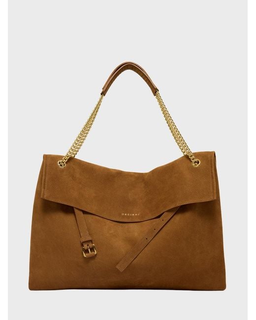 Borsa Venus Nabucco Large A Spalla di Orciani in Brown