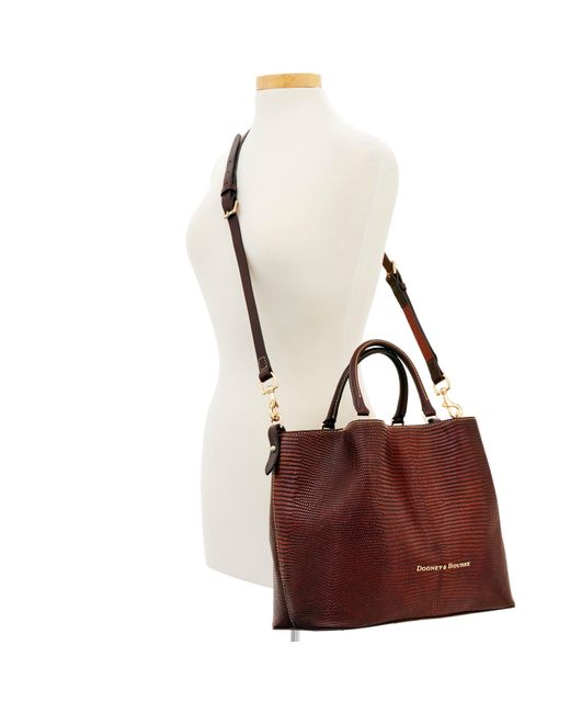 dooney & bourke large barlow embossed leather tote