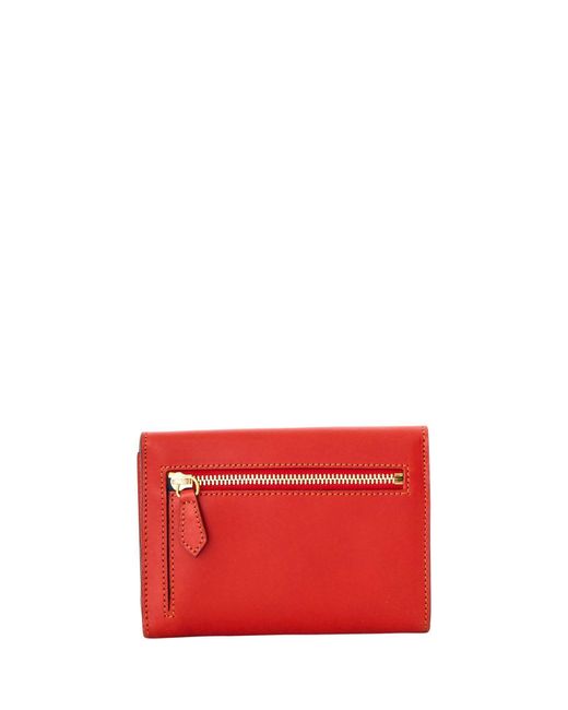 dooney red wallet