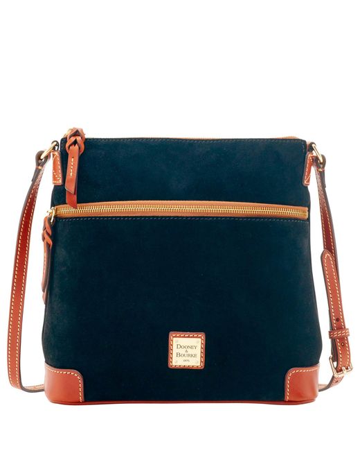 Dooney & Bourke Suede Crossbody in Black Lyst