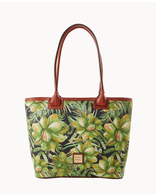 Dooney & Bourke Palm Zip Tote in Green Lyst