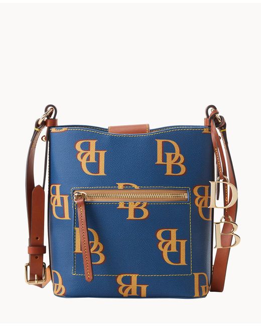 Dooney & Bourke Monogram Small Ridley in Blue | Lyst