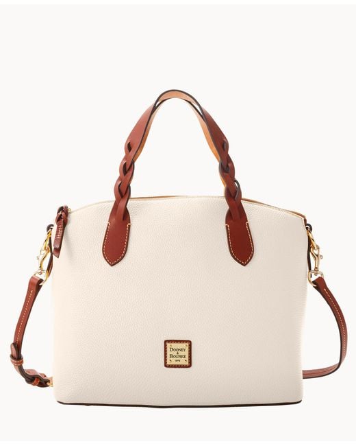 Dooney & Bourke Pebble Grain Celeste Satchel | Lyst