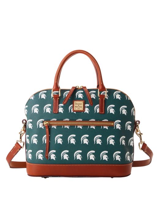 Dooney & Bourke Ncaa Michigan State Domed Zip Satchel Lyst