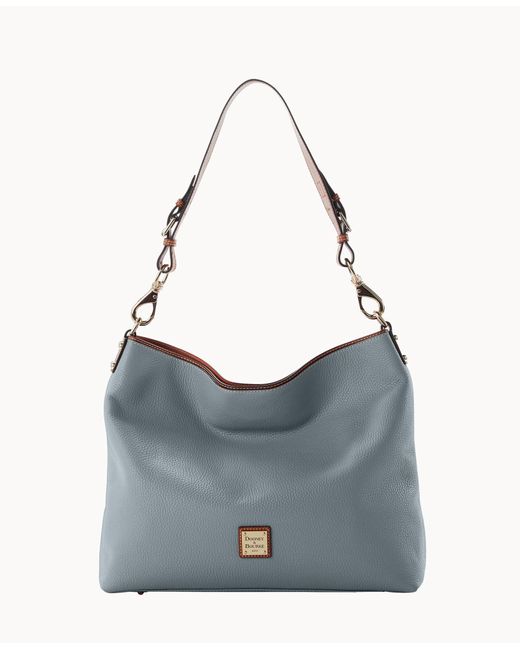 Dooney & Bourke Pebble Grain Extra Large Courtney Sac in Blue | Lyst