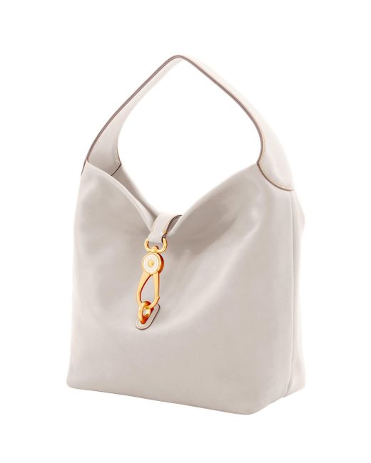 florentine logo lock tote