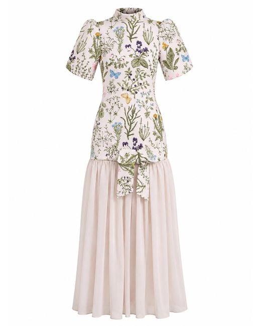 Ashley Stambouli Natural Blaze Dress