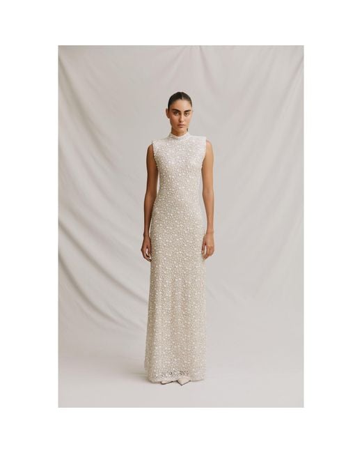 Ashley Stambouli White Alba Dress