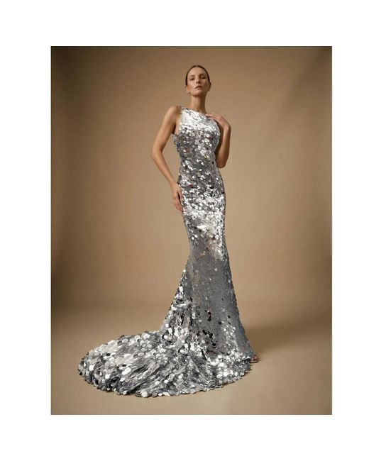 Ashley Stambouli White Ariel Dress