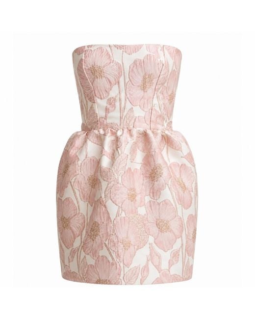 Ashley Stambouli Pink Zoe Dress