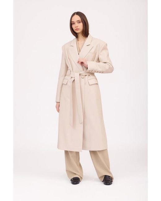 SOTROPA Natural Trench Eco Leather