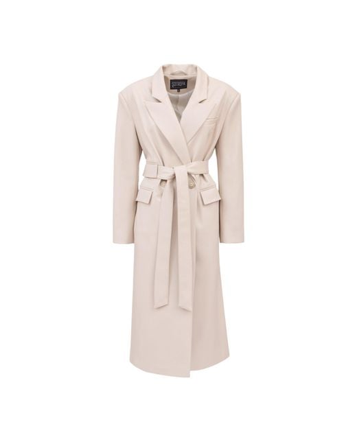 SOTROPA Natural Trench Eco Leather