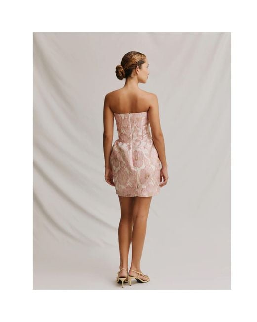 Ashley Stambouli Pink Zoe Dress