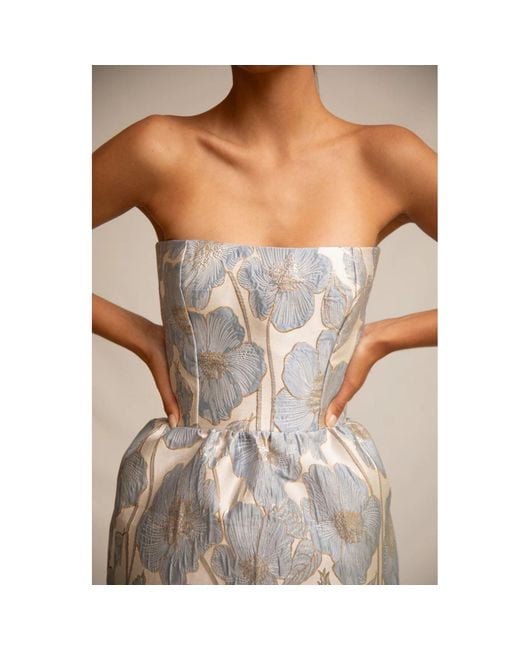 Ashley Stambouli Gray Zoe Dress