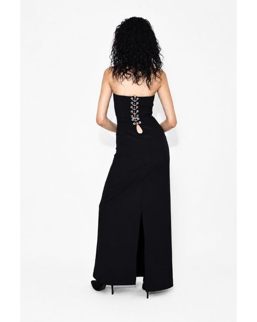 TANIA ORELLANA Black Vertebra Dress