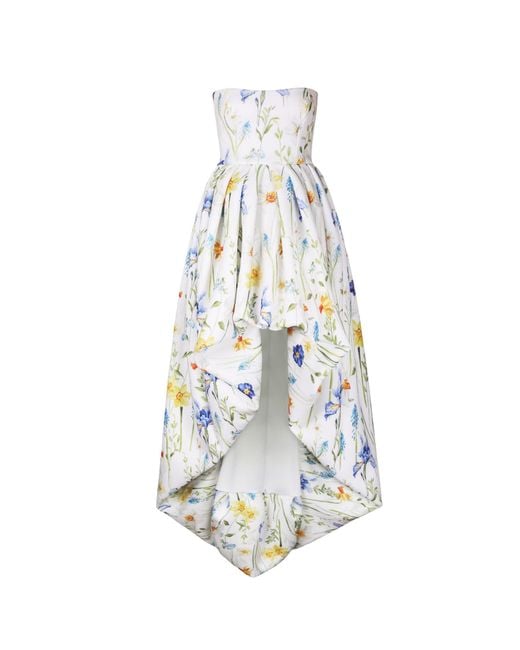 Ashley Stambouli White Marguerite Dress