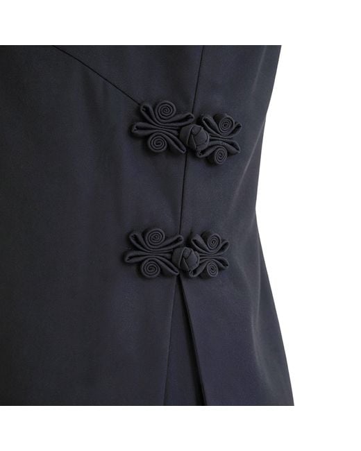QIPOLOGY Blue Babydoll Dress