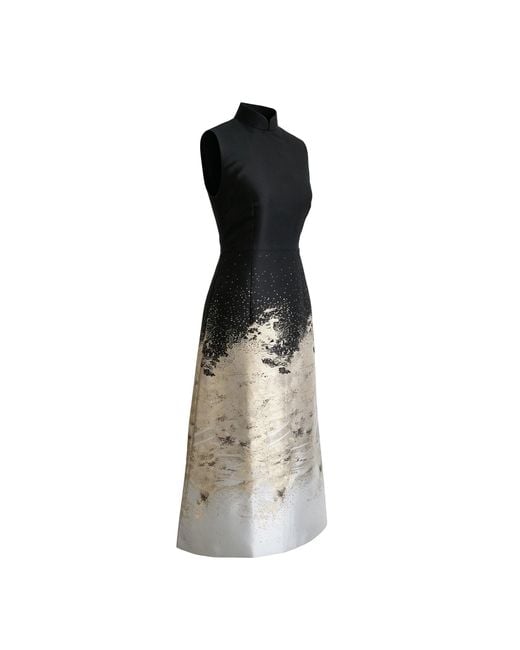 QIPOLOGY Black Gradient Qipao
