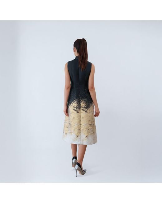 QIPOLOGY Black Gradient Qipao