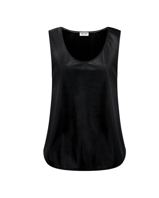 DAR ANN STUDIO Black Pulse Top