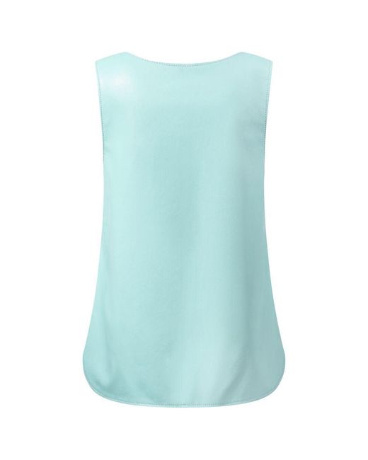 DAR ANN STUDIO Blue Mint Pulse Top