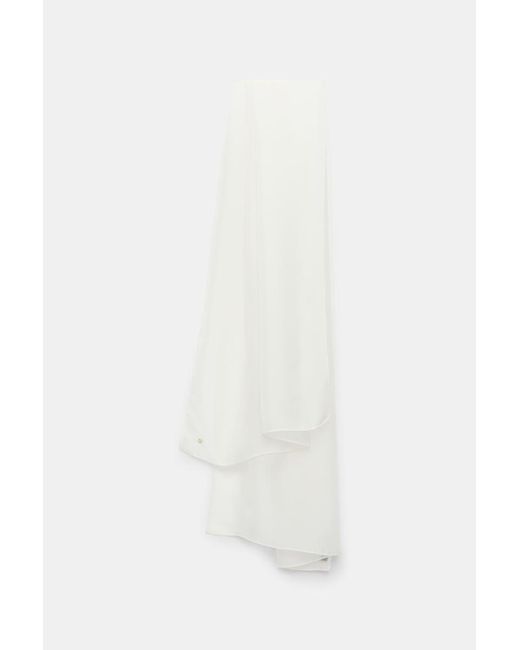 Dorothee Schumacher White Schal aus Seidenchiffon