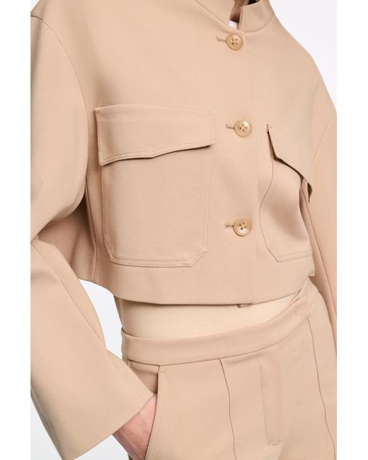 Dorothee Schumacher Natural Cropped Jacket