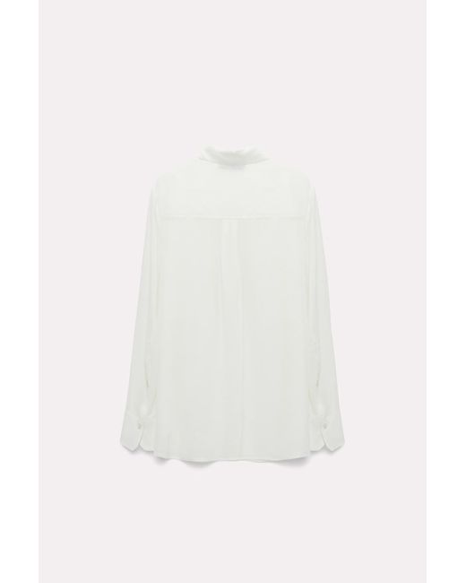 Dorothee Schumacher Natural Silk Blouse With Pockets