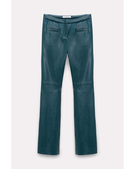 Dorothee Schumacher Blue Shiny Eco Leather Pants