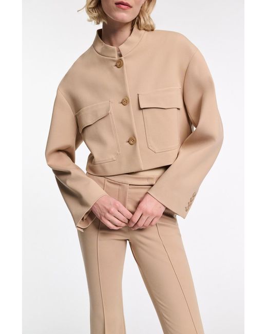 Dorothee Schumacher Natural Cropped Jacket