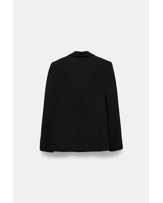 Dorothee Schumacher Black Punto Milano Jersey Blazer