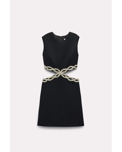 Dorothee Schumacher Black Dress With Embellished Cutouts
