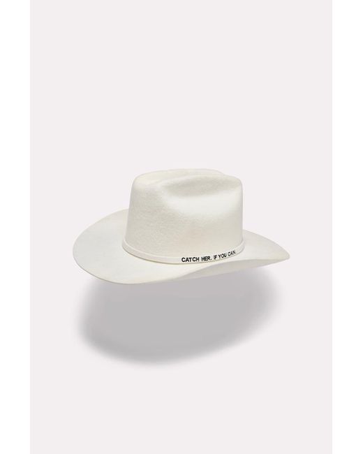 Dorothee Schumacher White Felted Wool Hat