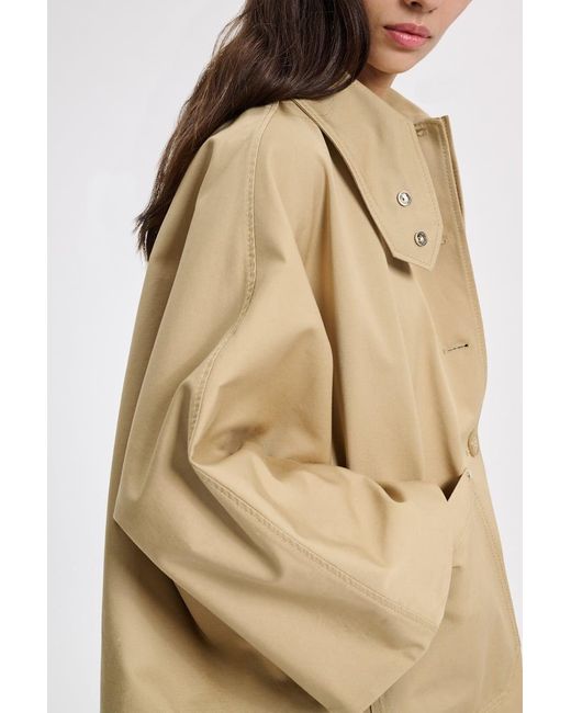 Dorothee Schumacher Natural Cape With Patch Pockets
