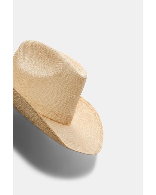 Dorothee Schumacher Natural Toquilla Straw Cowboy Hat