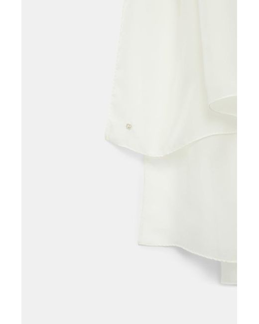 Dorothee Schumacher White Schal aus Seidenchiffon