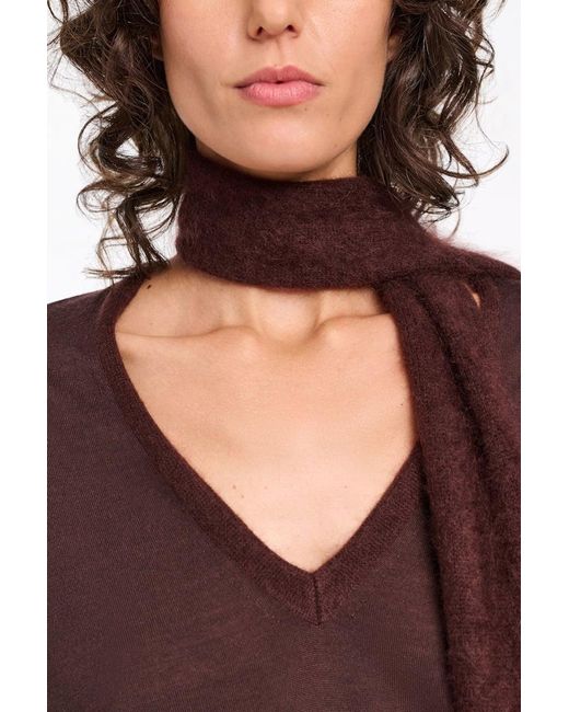 Dorothee Schumacher Purple Fluffy Schal