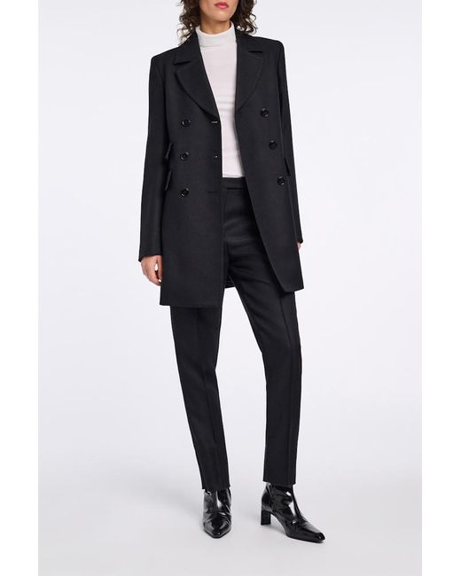 Dorothee Schumacher White Longsleeve mit Rollkragen aus leichtem, technischem Jersey