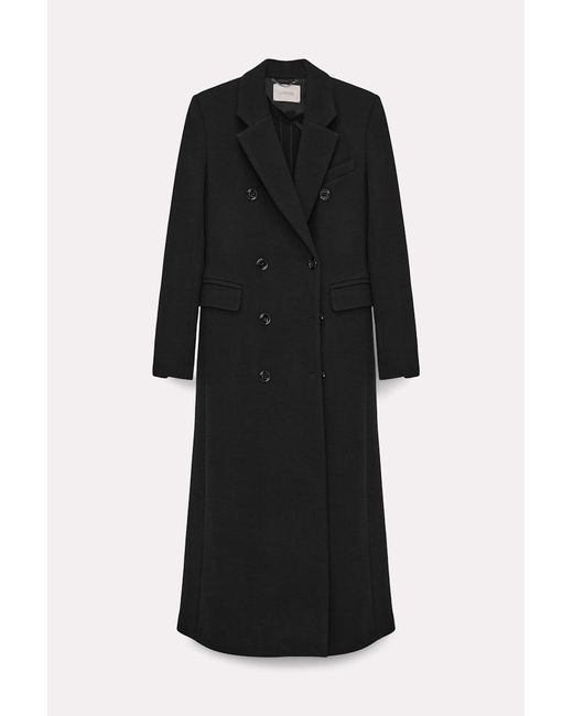 Dorothee Schumacher Black Extra Long Fitted Coat