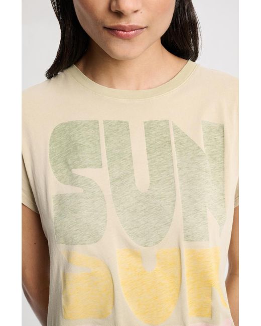 Dorothee Schumacher Multicolor T-Shirt mit buntem SUN-Print