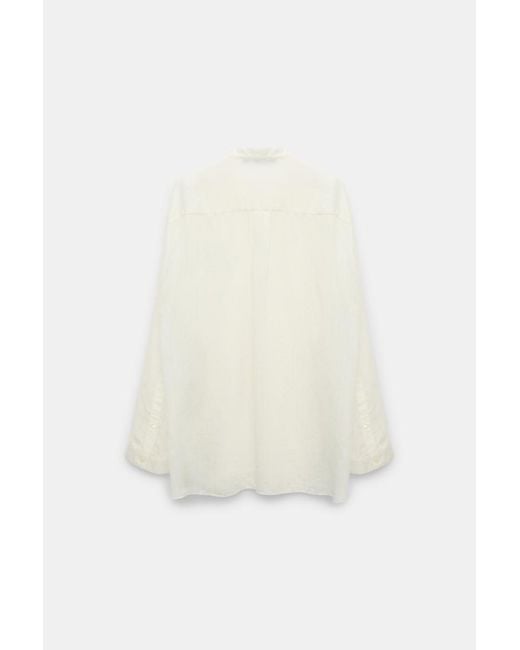 Dorothee Schumacher White Bluse mit Volant-Details