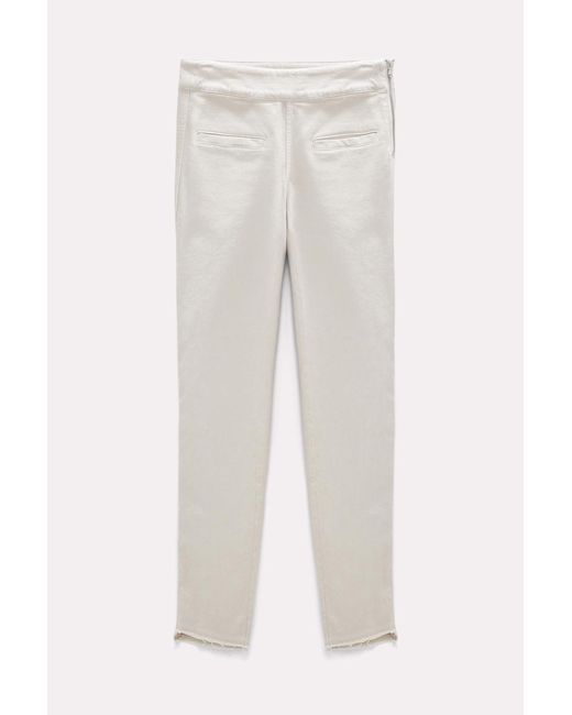 Dorothee Schumacher White Jeans With Frayed Hems