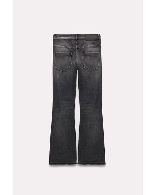 Dorothee Schumacher Gray Cropped Jeans With Asymmetrical Hem