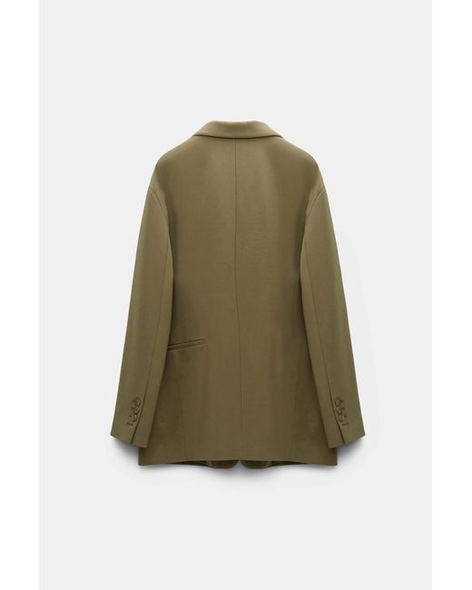 Dorothee Schumacher Green Oversized Blazer aus Punto Milano