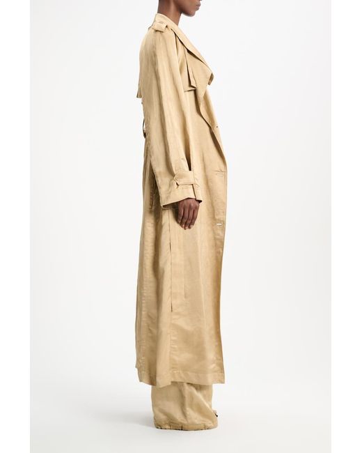 Dorothee Schumacher Natural Slouchy, Double-breasted Trench Coat